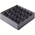 thumbnail image 1 of 1/2 Packs Sock Drawer Organizer Divider, Underwear Organizer, 24 Cell Collapsible, 1 of 5