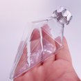 thumbnail image 2 of piezas x Bolas de adorno navideñas transparentes irrompibles para decorar el hogar, 115 x 60 mm, de plástico, con forma de diamante, 2 of 5