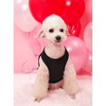 thumbnail image 4 of PETSIN Valentine's Day 1pc Heart Print Pet Tank, 4 of 4