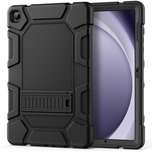 Case for Samsung Galaxy Tab A9 /A9 Plus 11” 2024 Model (SM-X210/X216/X218), Heavy Duty Shockproof Rugged High Impact Protective Case, Black