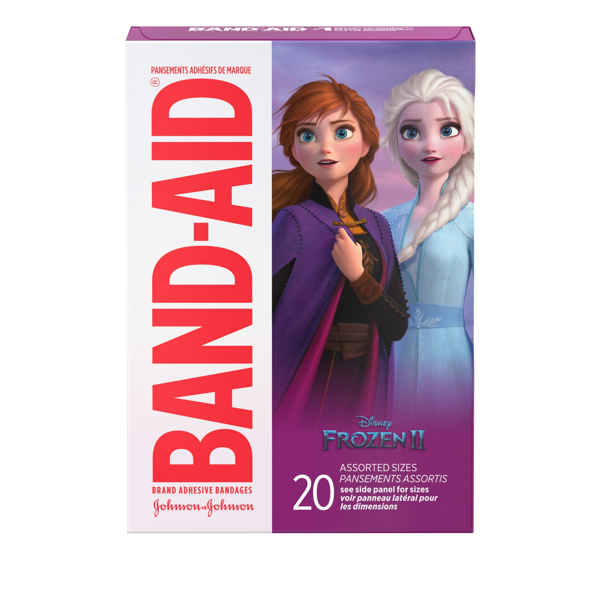 Band-Aid Brand Adhesive Bandages, Disney Frozen, Assorted Sizes, 20 Count