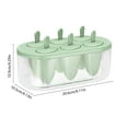 thumbnail image 6 of WKSCLPAI Homemade Popsicle Molds Clearance,Sandwich Ice Cream Shapes DIY Popsicle Mold 6-Cavity Reusable,Separate Design,Outer Layer Can Store Ice Cubes and Keep the Popsicle Coldness, 6 of 6