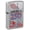 Silver, variant on Zippo Pocket Lighter America250 Pinstripes Design White Matte