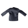 thumbnail image 3 of Camisas de manga larga a escala 1/12 para muñeca delgada, top básico informal, disfraz para muñeca de 6 pulgadas gris, 3 of 9