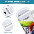 thumbnail image 4 of JSTEL Parrot Portrait Watercolor 40 oz Tumbler Stainless Steel Water Bottle Vacuum Insulated Cup with Straw Lid & Handle For Travel Car Cup Holder, 4 of 8