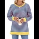 thumbnail image 3 of Sudadera Oversize para Mujer, Verano 2025, Cuello Redondo, Rayas, Larga, Aberturas Laterales, Sudaderas con Capucha Y2K Verde y Rosa XXL, 3 of 10