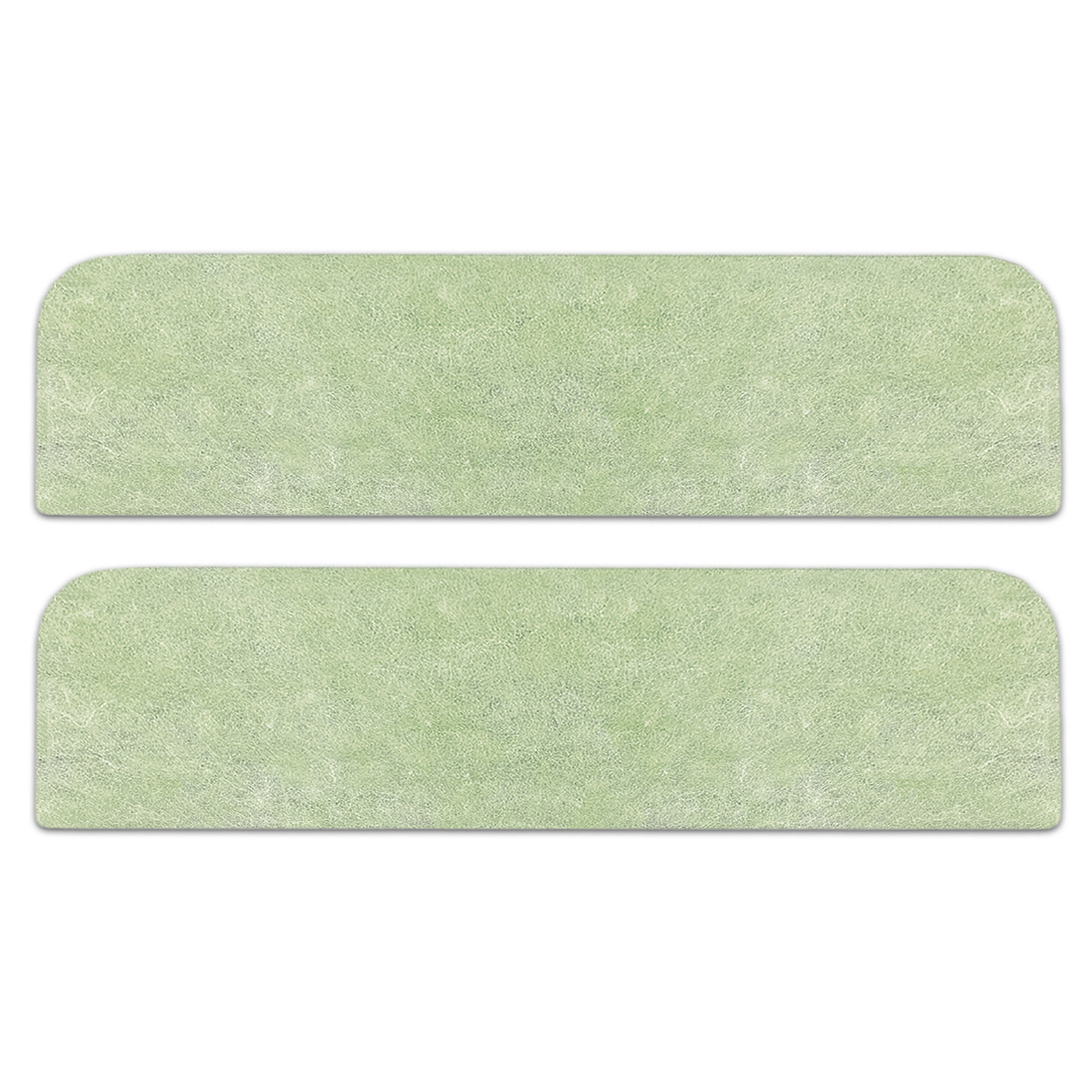 (2 pack) RV Air AC-135G Air Conditioner Filter Replacement, 16" x 4", Polyester, Green