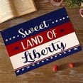 thumbnail image 3 of 4th of July Placemats, Independence Day Placemats, Heat-Resistant Cotton Linen Place Mats for Indoor Outdoor Parties Holiday Decoration, 4th of July Party Dining Decoration(C,17.7x11.8in), 3 of 6