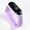 light purple, variant on Digital Watch for Student, LED Light Display Plastic Mirror Electronic Movement Silicone Strap Sports Watch