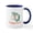 White/Navy Inside, variant on CafePress - Happy Easter Mugs - 11 oz Ceramic Mug - Novelty Coffee Tea Cup
