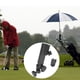 thumbnail image 4 of Carrito de golf con soporte para paraguas, soporte de plástico, carrito para bicicleta, color negro, 4 of 5