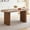 Brown, variant on 70.9" Large Natural Dining Table for 4 People, Rounded Edge, Pre-Assembled Base Modern Wood Kitchen Table for Apartment, Restaurant, Meeting & Study Room, Quick Setup，Natural
