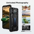 thumbnail image 6 of DOOGEE S200 Ultra Rugged Smartphone 5G, 48(12+36)GB+1 TB, 1.32"AMOLED Rear Display, 6.72" FHD&120Hz, 4nm D7400 Android 15, 11000mAh/66W, 100MP+20MP Night vision, Light Effect,Face ID/BT5.4/WiFi6E/NFC, 6 of 9