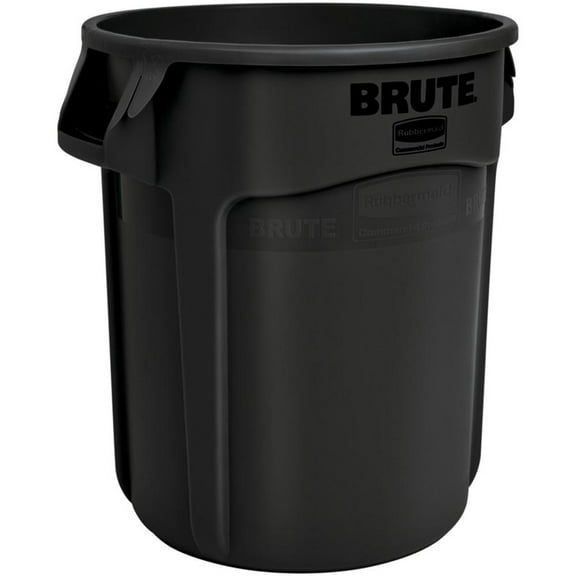 Rubbermaid Commercial Brute 55-gallon Container - 55 gal Capacity - Round - UV Resistant, Vented, Fade Resistant, Crack Resistant, Crush Resistant, Warp Resistant, Reinforced Base, Durable, Tear...