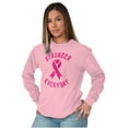 thumbnail image 5 of Breast Cancer Stronger Everyday Women's Long Sleeve T Shirt Brisco Brands S, 5 of 6