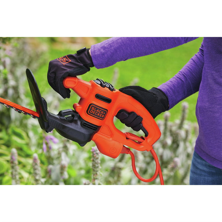 BLACK+DECKER Electric Hedge Trimmer, 22-Inch Blade, Corded