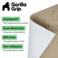 thumbnail image 3 of GORILLA GRIP Shelf Liner for Kitchen Cabinets Non Adhesive 24x240 Inch Drawer Liners DripGuard Beige, 3 of 10