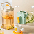 thumbnail image 4 of Dispensador de bebidas de verano con grifo, dispensador de bebidas de jugo de gran capacidad, hervidor frío con grifo, como se muestra 2,3 l, 4 of 8