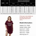 thumbnail image 7 of PinkBeautiM Plus Size Nightgowns Short Sleeve Crew Neck‌ Sleepshirt Knee Length Comfy Night Gowns 2 Pack, 7 of 7