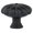 Flat Black, variant on Emtek 86230 Tuscany Fluted Round 1-1/4" Mushroom Cabinet Knob From The Tuscany Bronze