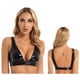 thumbnail image 3 of Top de corsé de látex para mujer para fiesta de pole dance, sujetador sin aros de charol con efecto mojado, camisola con tirantes anchos para los hombros, 3 of 5