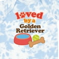 thumbnail image 4 of Inktastic Golden Retriever Loved by a Boys or Girls Baby Bodysuit, 4 of 5