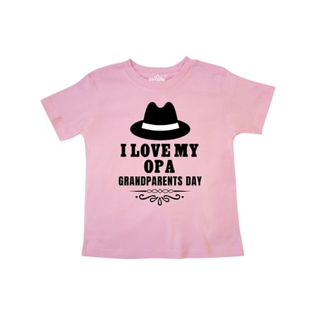 

Inktastic Grandparents Day I Love My Opa Gift Toddler Boy or Toddler Girl T-Shirt