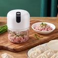 thumbnail image 7 of Electric Mini Garlic Chopper, Cordless USB Food Processor with Portable Veggie Mincer, Rechargeable Kitchen Blender for Onion, Ginger, Chili, Meat, Spices, Baby Food, and Daily Meal Prep, C, 7 of 7