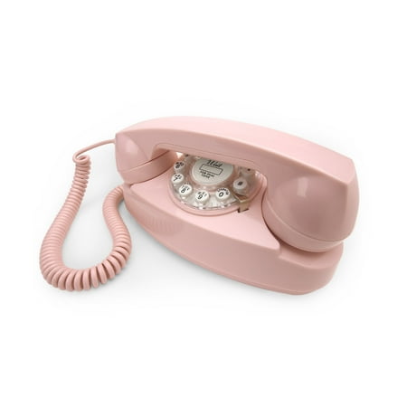 Crosley CR59-PI Princess Phone with Push Button Technology, (Best Push Button Mobile Phone)