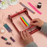 The Beadsmith Wooden Bead Loom, 11” x 7” x 3”, Includes Assembly Instructions, Use to Create Bracelets, Necklaces, Belts, and More