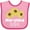 Pink and Fuchsia, variant on Inktastic Maryland Girl Black Eyed Susans Flowers Girls Baby Bib