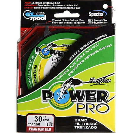 Maurice Sporting Gds Power Pro Fishing Line - Red, 150 Yards,