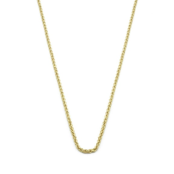 Cadena Torzal 1 mm 50 cm Oro Sólido 10k
