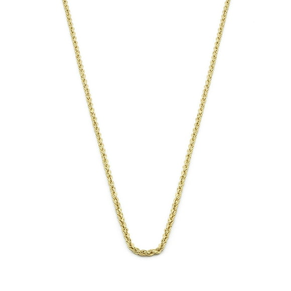 Cadena Torzal 1 mm 40 cm Oro Sólido 14k