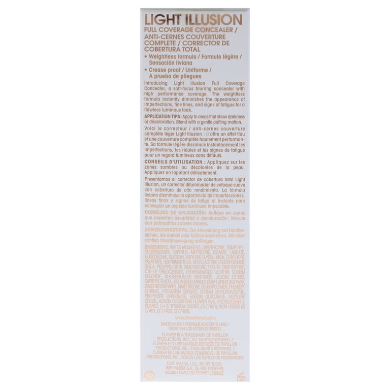 Flower Beauty Light Illusion Full Coverage Concealer, Sand photo 6