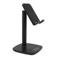 thumbnail image 4 of Soporte plegable para teléfono de escritorio, soporte plegable para teléfono de escritorio de aleación de aluminio negro Soporte plegable para teléfono celular Eficiencia maximizada, 4 of 9