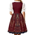 thumbnail image 5 of Women's Traditional Bavarian Oktoberfest Dirndl Dress And Apron Set, 5 of 5