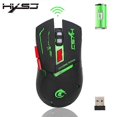 thumbnail image 2 of 2.4 GHz wireless mouse, 6 buttons, 3-level DPI adjustable and 7-color breathing light, USB rechargeable gaming mouse, 2 of 5