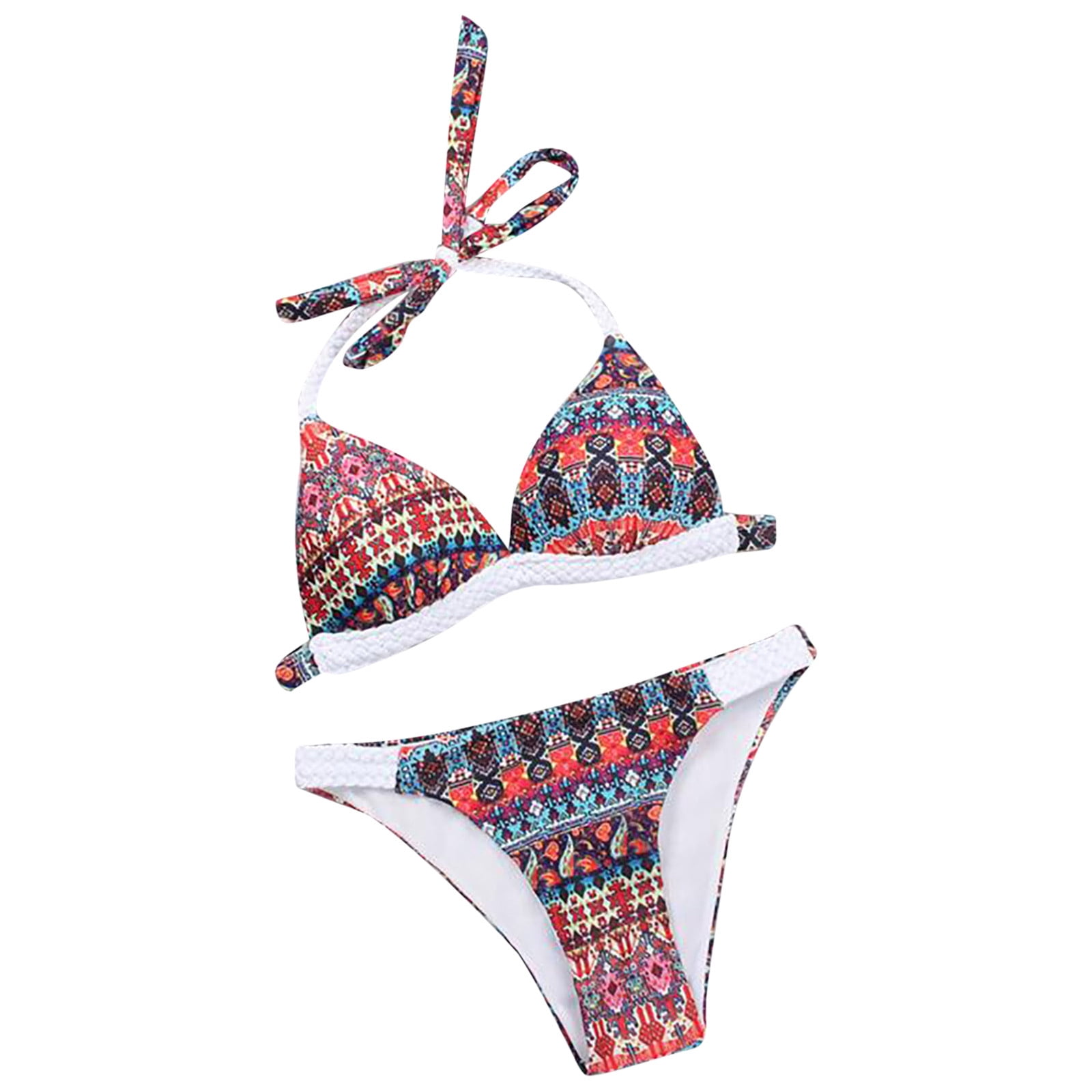 van Advertentie browser Women Bikini Sets Clearance Summer Swimwear Ladies Printing Beachwear Bikini  Set Split Swimsuit - Walmart.com