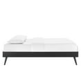 thumbnail image 4 of Modway Margo King MDF Wood and Rubberwood Platform Bed Frame in Black, 4 of 7