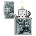 thumbnail image 5 of Zippo Firefighter Design Street Chrome Pocket Lighter, 5 of 6