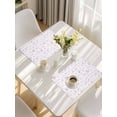 thumbnail image 5 of Pink Easter Placemats Set of 4, Watercolor Spring Bunny Eggs Flowers Placemats for Dining Table, Place Mats for Kitchen Tabletop, Waterproof Wipeable Dining Table Mats Set, 5 of 9