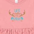 thumbnail image 4 of Inktastic Life is Better at the Cabin, Deer Antlers, Camping Girls Baby Dress, 4 of 5