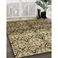 thumbnail image 3 of Ahgly Company Machine Washable Indoor Rectangle Abstract Bakers Brown Area Rugs, 5' x 8', 3 of 7
