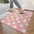 thumbnail image 4 of Pink Daisy Flower White Blooms Pattern Door Rugs,Washable Non Slip Door Mats Indoor,Decorative Door Mats,Entry Mat Indoor for Entrance,Bedroom,Kitchen,Bathroom,17"x30", 4 of 6