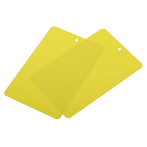 Waterproof Wires Plastic Shipping Tags for Product Identification, 3.2 x 5 Inch Yellow 100Packs