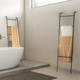 thumbnail image 4 of Set of 2 Blanket Ladder Bathroom Towel Ladder Rack Leaning Towel Storage Holder, 4 of 8