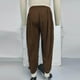thumbnail image 5 of Pantalones largos para hombre, informales, de pana, con bolsillo y cordón, cintura elástica, color liso, para correr, 5 of 8
