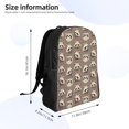 thumbnail image 4 of Fotbe Raccoon Travel Laptop Backpack, Business Slim Sturdy Laptops Backpack, Water Resistant College School Computer Bag Gift for Men & Women Fits 15.6 Inch Notebook, 4 of 8