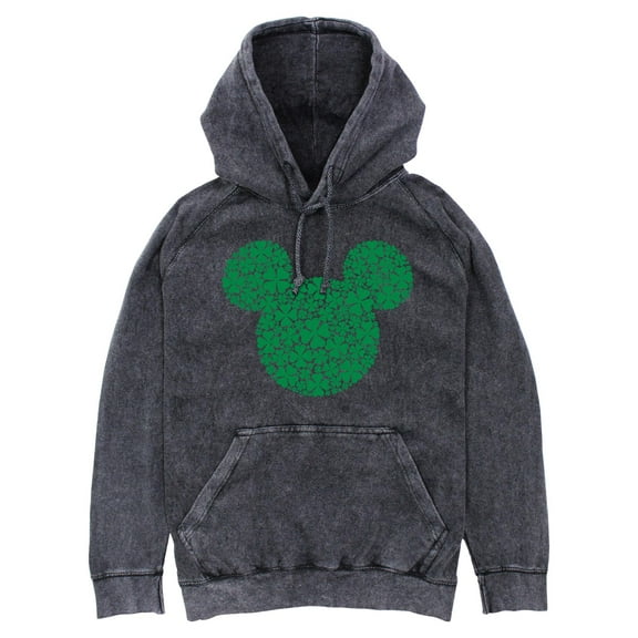 Men's Mickey & Friends Clover Silhouette Pull Over Hoodie